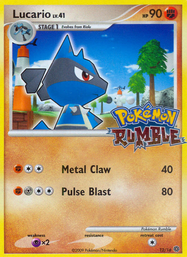 Lucario (12/16) [Pokémon Rumble] | Card Merchant Takapuna