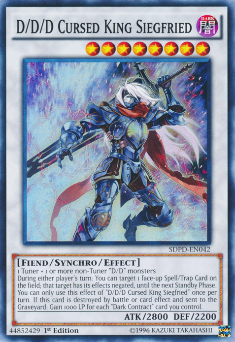 D/D/D Cursed King Siegfried [SDPD-EN042] Super Rare | Card Merchant Takapuna