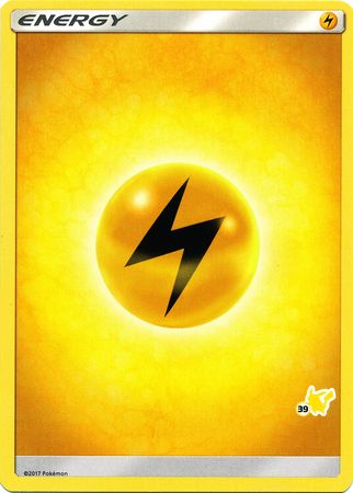 Lightning Energy (Pikachu Stamp #39) [Battle Academy 2020] | Card Merchant Takapuna