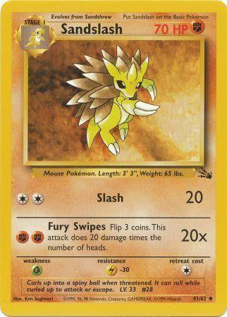 Sandslash (41/62) [Fossil Unlimited] | Card Merchant Takapuna