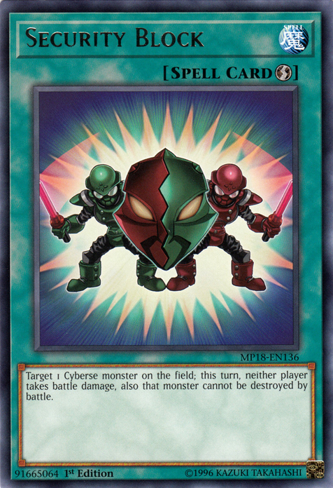 Security Block [MP18-EN136] Rare | Card Merchant Takapuna