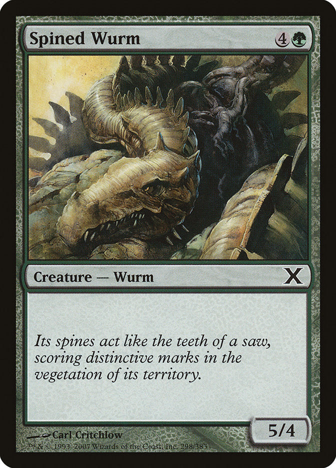 Spined Wurm [Tenth Edition] | Card Merchant Takapuna