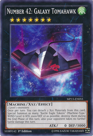 Number 42: Galaxy Tomahawk [MP15-EN055] Common | Card Merchant Takapuna