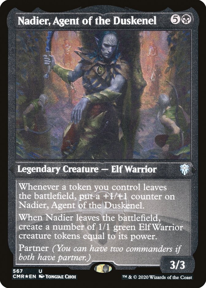 Nadier, Agent of the Duskenel (Etched) [Commander Legends] | Card Merchant Takapuna