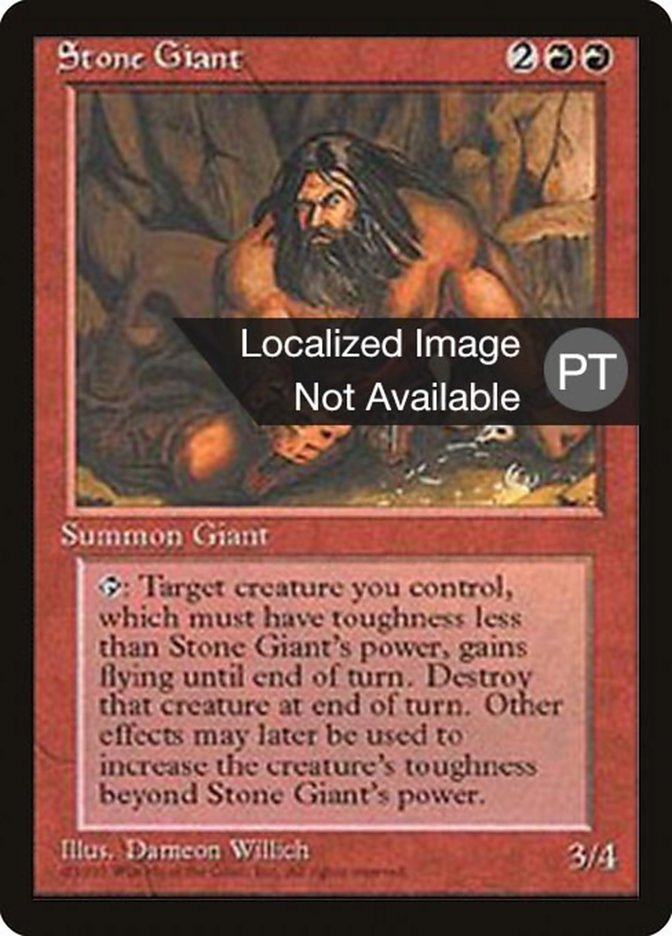 Stone Giant [Fourth Edition (Foreign Black Border)] | Card Merchant Takapuna