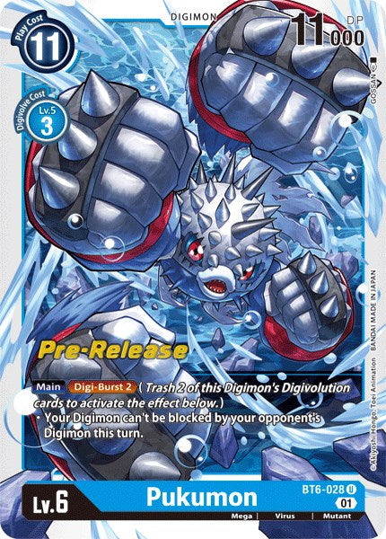 Pukumon [BT6-028] [Double Diamond Pre-Release Cards] | Card Merchant Takapuna