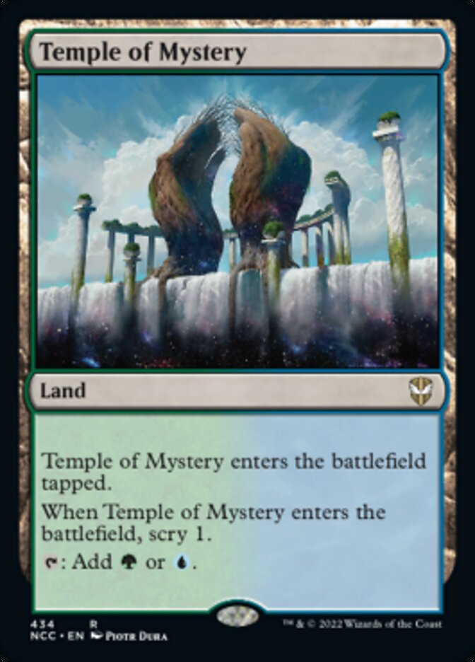 Temple of Mystery [Streets of New Capenna Commander] | Card Merchant Takapuna