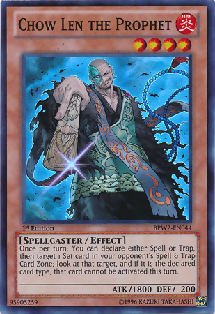 Chow Len the Prophet [BPW2-EN044] Super Rare | Card Merchant Takapuna