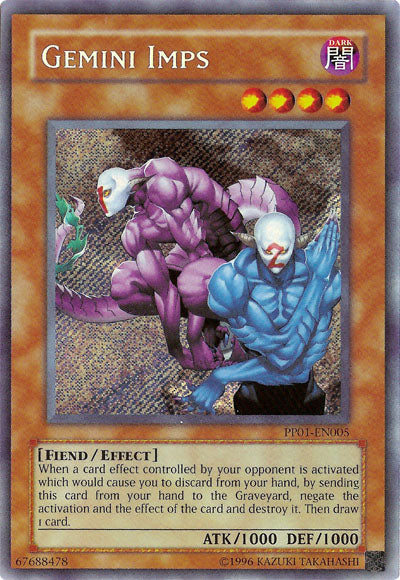 Gemini Imps [PP01-EN005] Secret Rare | Card Merchant Takapuna