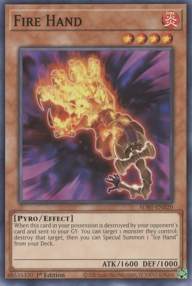 Fire Hand [SDBT-EN020] Common | Card Merchant Takapuna