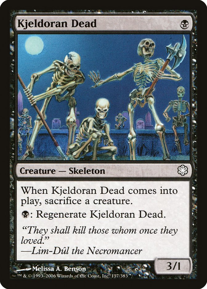 Kjeldoran Dead [Coldsnap Theme Decks] | Card Merchant Takapuna