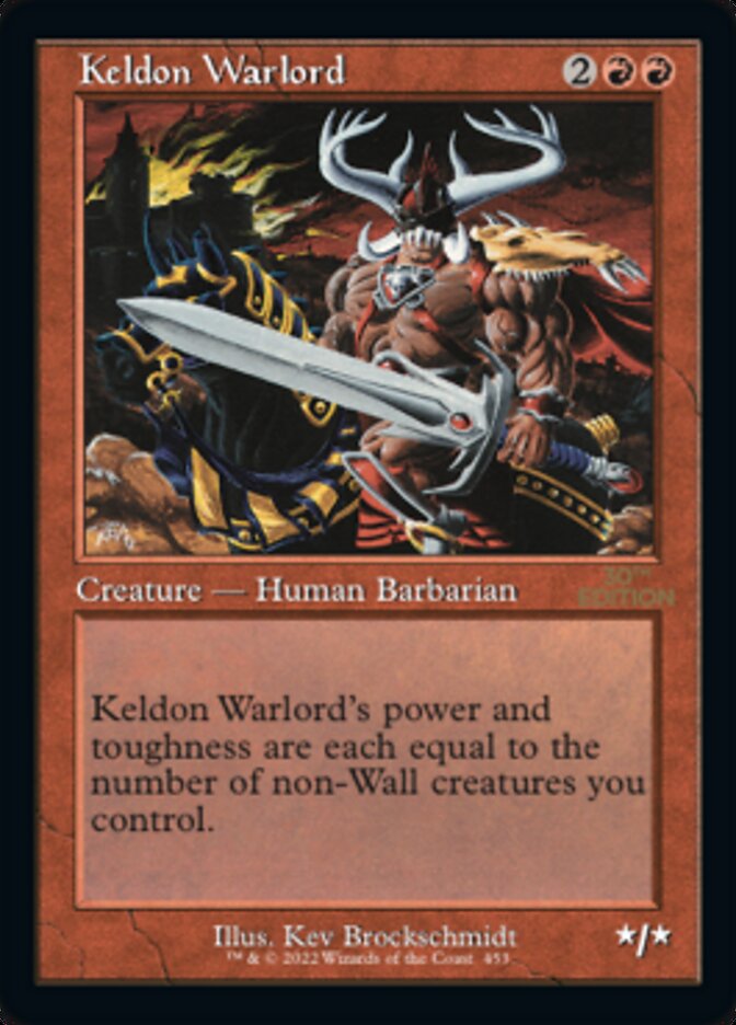 Keldon Warlord (Retro) [30th Anniversary Edition] | Card Merchant Takapuna