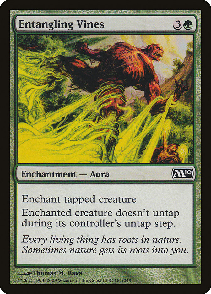 Entangling Vines [Magic 2010] | Card Merchant Takapuna