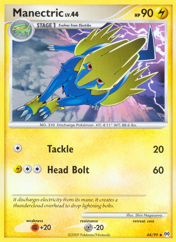 Manectric (44/99) [Platinum: Arceus] | Card Merchant Takapuna