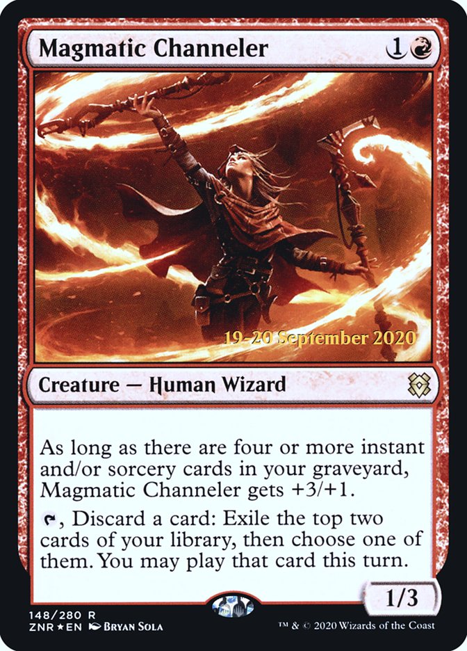 Magmatic Channeler [Zendikar Rising Prerelease Promos] | Card Merchant Takapuna