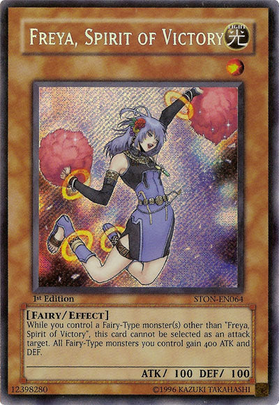 Freya, Spirit of Victory [STON-EN064] Secret Rare | Card Merchant Takapuna