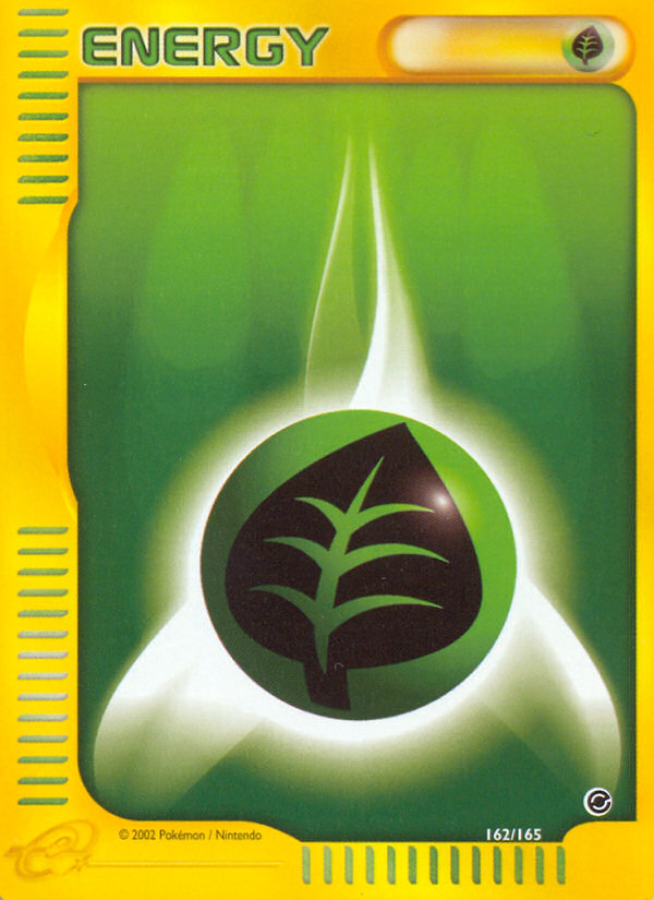 Grass Energy (162/165) [Expedition: Base Set] | Card Merchant Takapuna