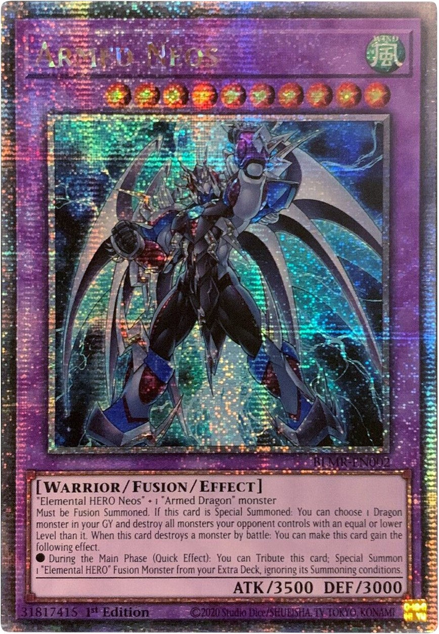 Armed Neos [BLMR-EN002] Quarter Century Secret Rare | Card Merchant Takapuna