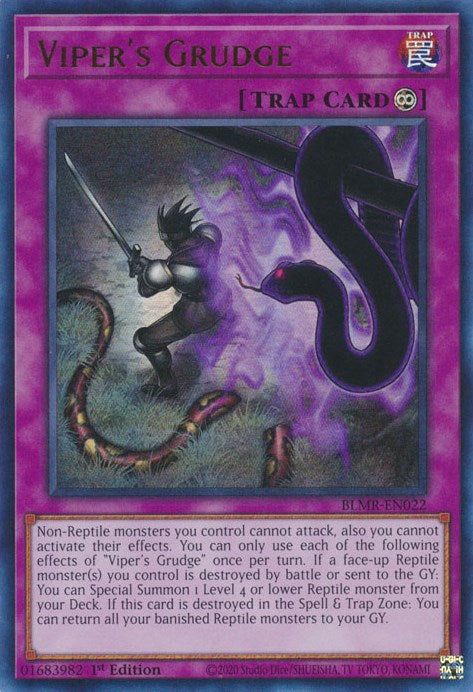 Viper's Grudge [BLMR-EN022] Ultra Rare | Card Merchant Takapuna