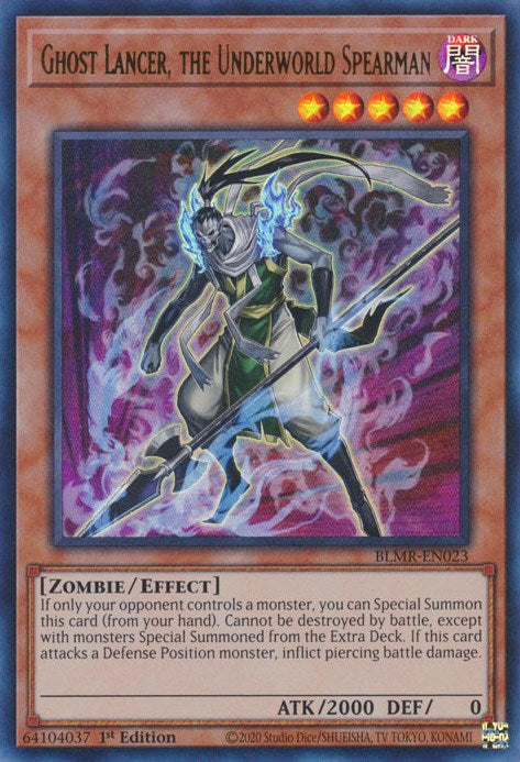 Ghost Lancer, the Underworld Spearman [BLMR-EN023] Ultra Rare | Card Merchant Takapuna