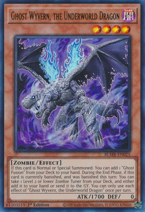 Ghost Wyvern, the Underworld Dragon [BLMR-EN025] Ultra Rare | Card Merchant Takapuna