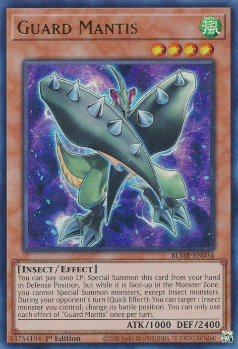 Guard Mantis [BLMR-EN034] Ultra Rare | Card Merchant Takapuna