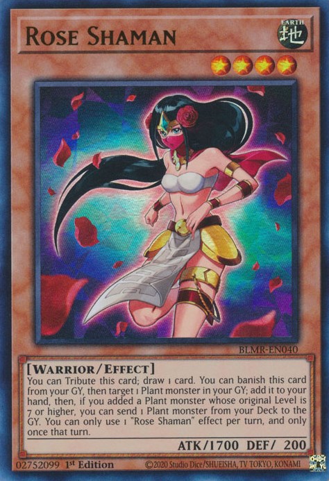 Rose Shaman [BLMR-EN040] Ultra Rare | Card Merchant Takapuna