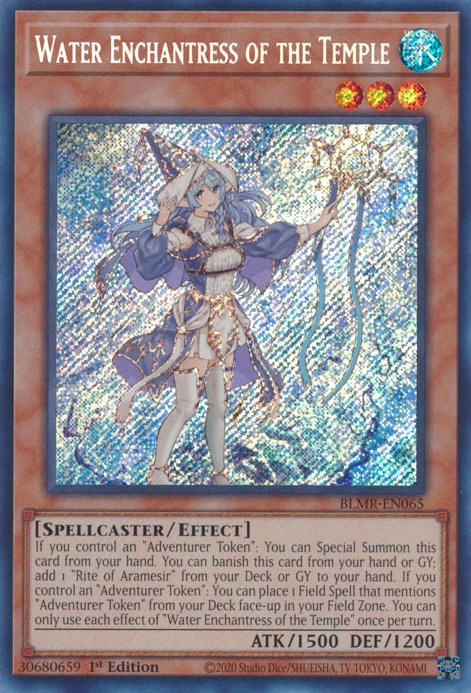 Water Enchantress of the Temple [BLMR-EN065] Secret Rare | Card Merchant Takapuna