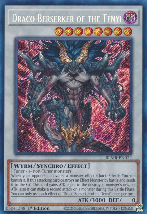 Draco Berserker of the Tenyi [BLMR-EN074] Secret Rare | Card Merchant Takapuna