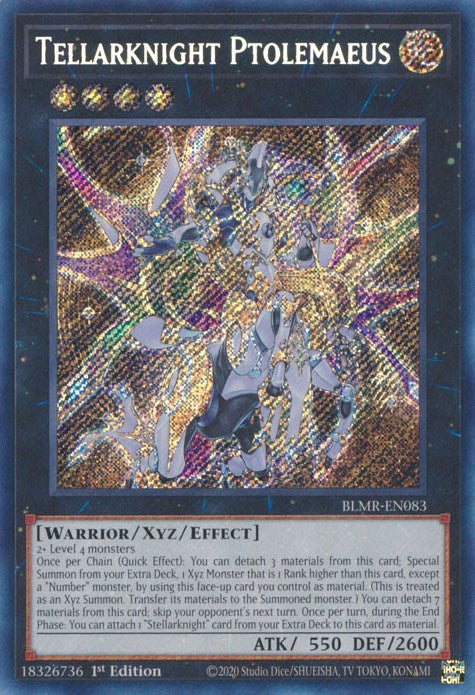 Tellarknight Ptolemaeus [BLMR-EN083] Secret Rare | Card Merchant Takapuna