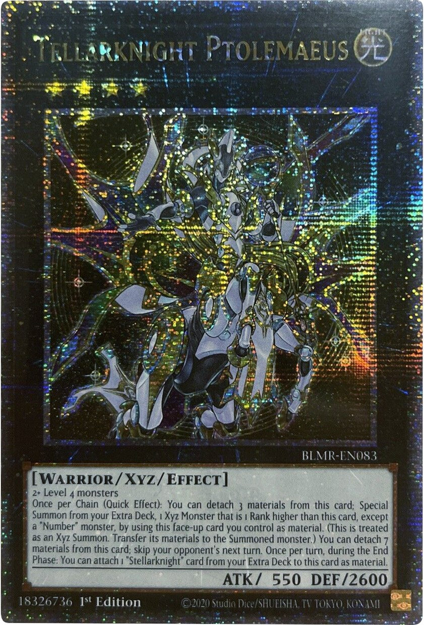 Tellarknight Ptolemaeus [BLMR-EN083] Quarter Century Secret Rare | Card Merchant Takapuna