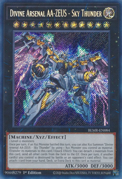 Divine Arsenal AA-ZEUS - Sky Thunder [BLMR-EN084] Secret Rare | Card Merchant Takapuna