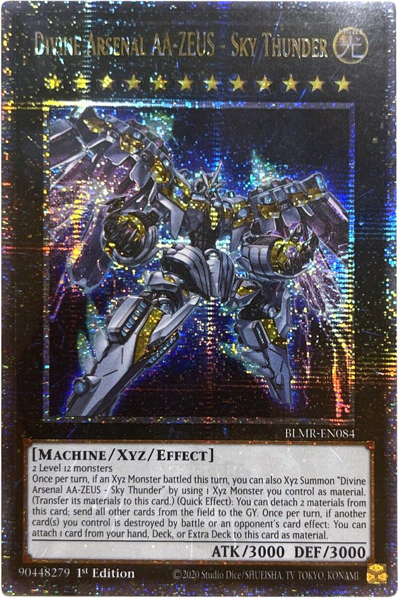 Divine Arsenal AA-ZEUS - Sky Thunder [BLMR-EN084] Quarter Century Secret Rare | Card Merchant Takapuna