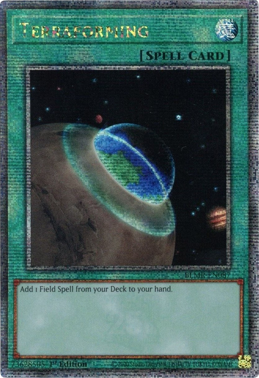 Terraforming [BLMR-EN087] Quarter Century Secret Rare | Card Merchant Takapuna