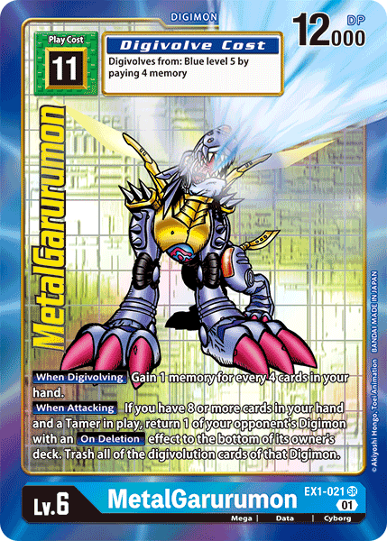 MetalGarurumon [EX1-021] (Alternate Art) [Classic Collection] | Card Merchant Takapuna