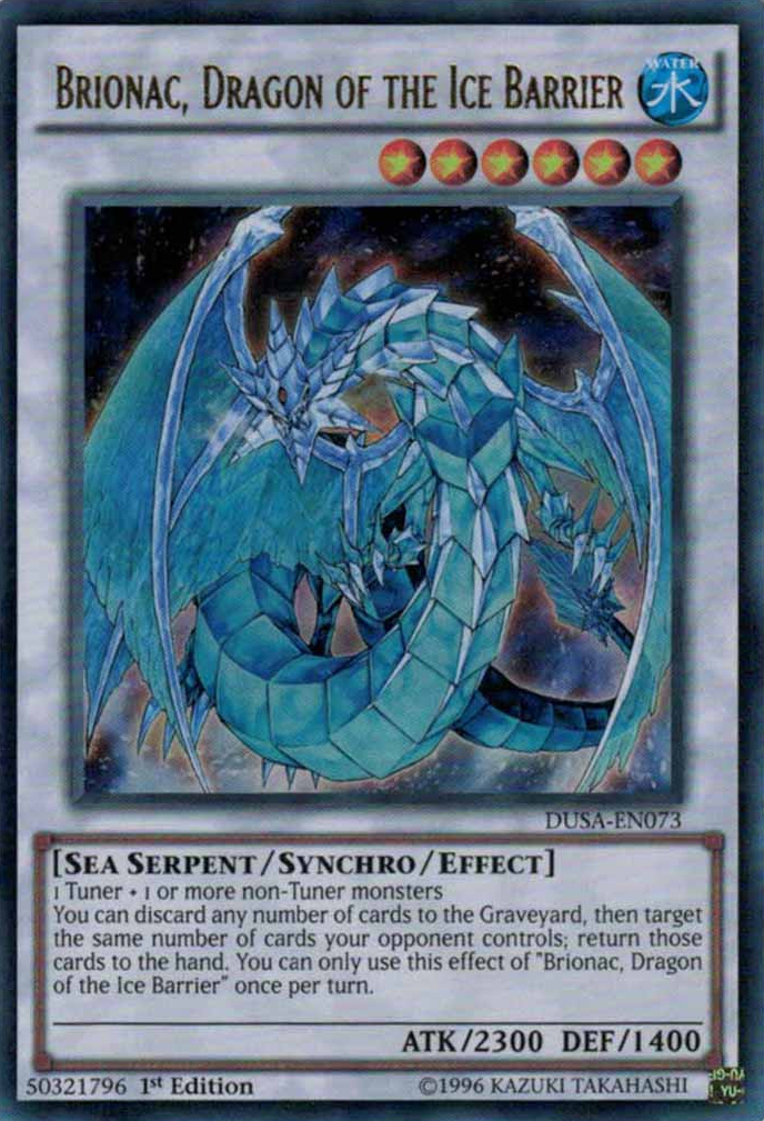 Brionac, Dragon of the Ice Barrier [DUSA-EN073] Ultra Rare | Card Merchant Takapuna