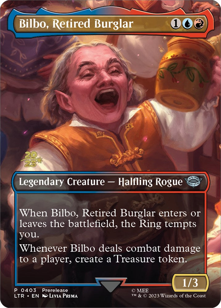 Bilbo, Retired Burglar [The Lord of the Rings: Tales of Middle-Earth Prerelease Promos] | Card Merchant Takapuna