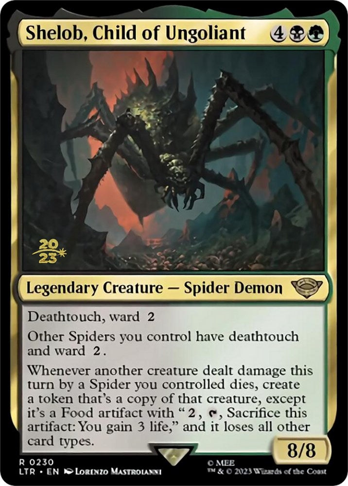 Shelob, Child of Ungoliant [The Lord of the Rings: Tales of Middle-Earth Prerelease Promos] | Card Merchant Takapuna