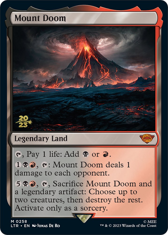 Mount Doom [The Lord of the Rings: Tales of Middle-Earth Prerelease Promos] | Card Merchant Takapuna