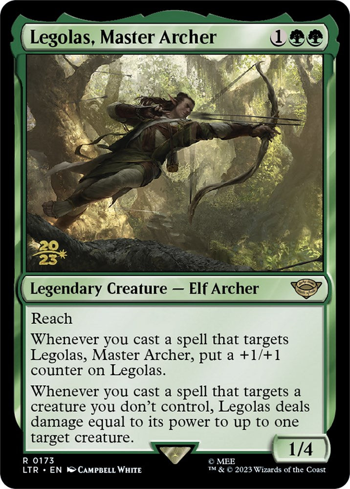 Legolas, Master Archer [The Lord of the Rings: Tales of Middle-Earth Prerelease Promos] | Card Merchant Takapuna