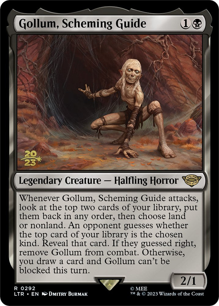 Gollum, Scheming Guide [The Lord of the Rings: Tales of Middle-Earth Prerelease Promos] | Card Merchant Takapuna