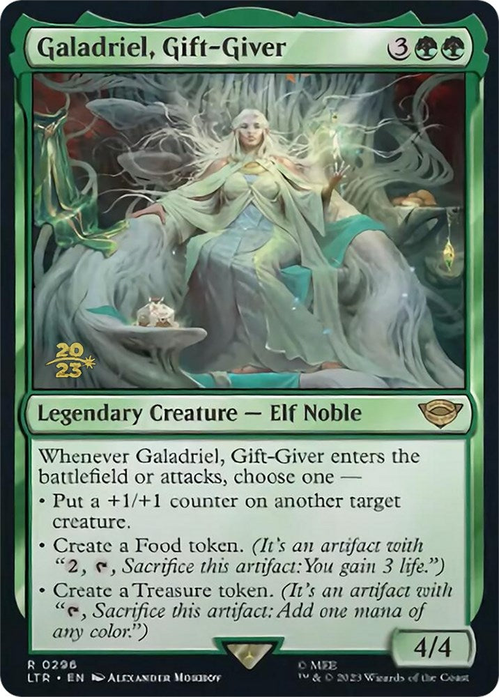 Galadriel, Gift-Giver [The Lord of the Rings: Tales of Middle-Earth Prerelease Promos] | Card Merchant Takapuna