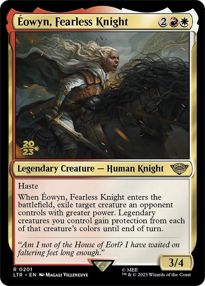 Eowyn, Fearless Knight [The Lord of the Rings: Tales of Middle-Earth Prerelease Promos] | Card Merchant Takapuna