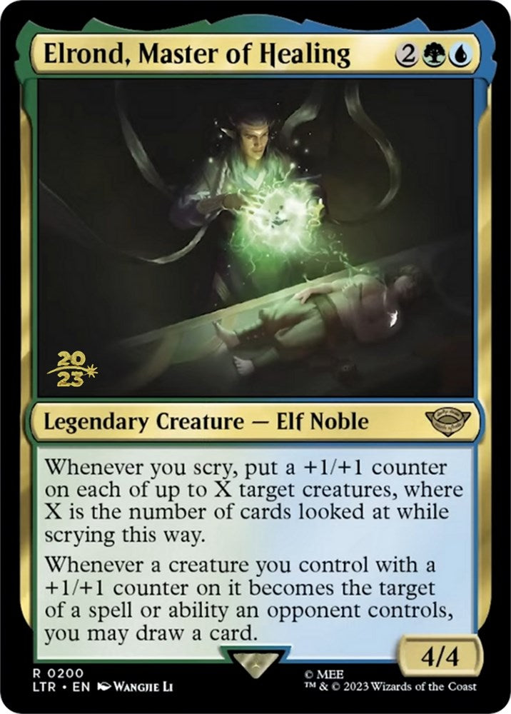 Elrond, Master of Healing [The Lord of the Rings: Tales of Middle-Earth Prerelease Promos] | Card Merchant Takapuna