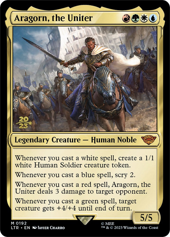 Aragorn, the Uniter [The Lord of the Rings: Tales of Middle-Earth Prerelease Promos] | Card Merchant Takapuna