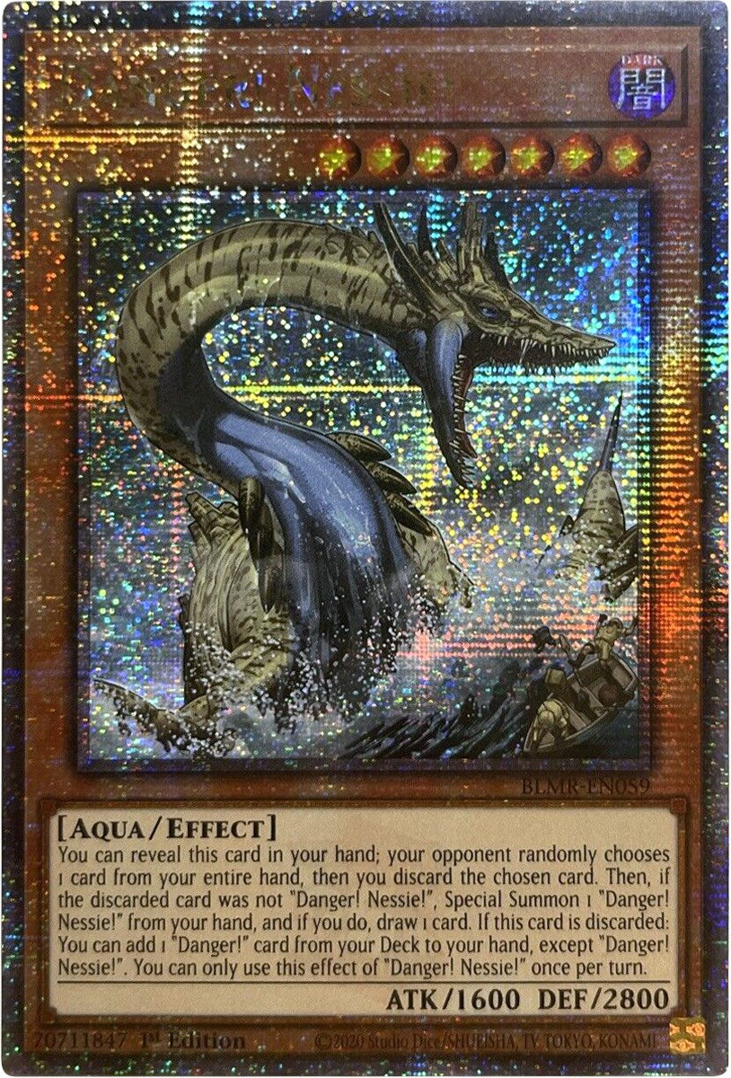 Danger! Nessie! [BLMR-EN059] Quarter Century Secret Rare | Card Merchant Takapuna