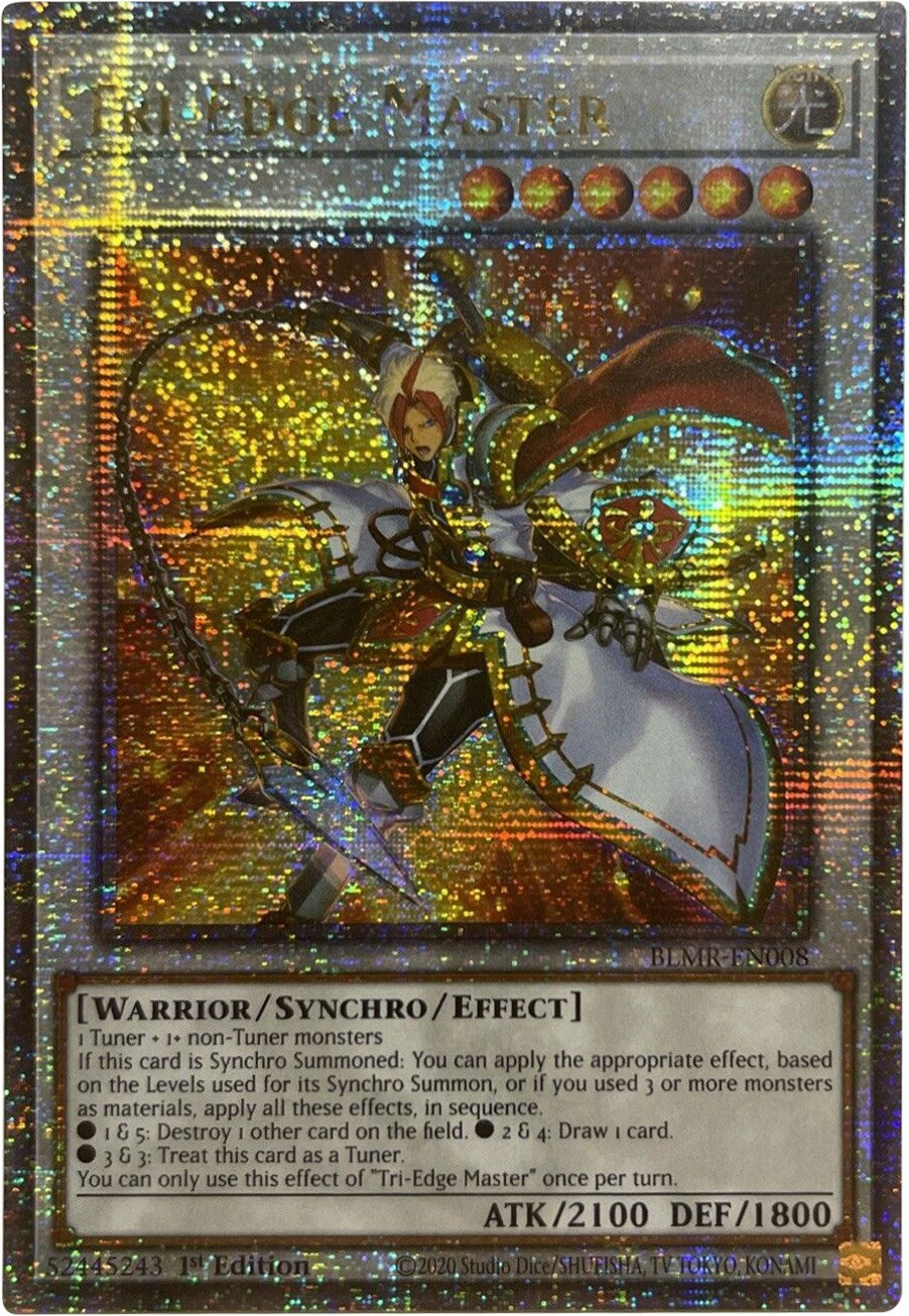 Tri-Edge Master [BLMR-EN008] Quarter Century Secret Rare | Card Merchant Takapuna