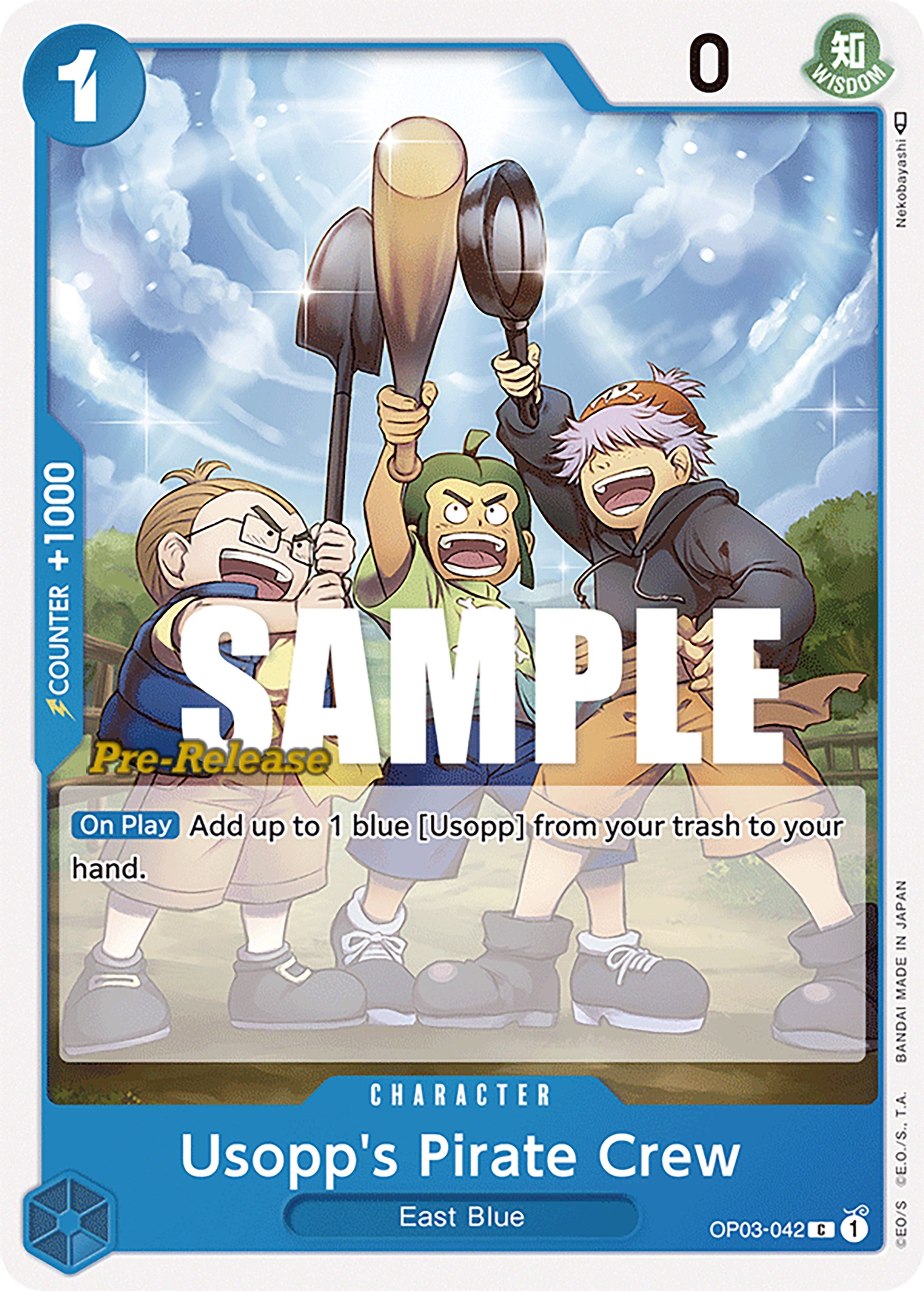 Usopp's Pirate Crew [Pillars of Strength Pre-Release Cards] | Card Merchant Takapuna