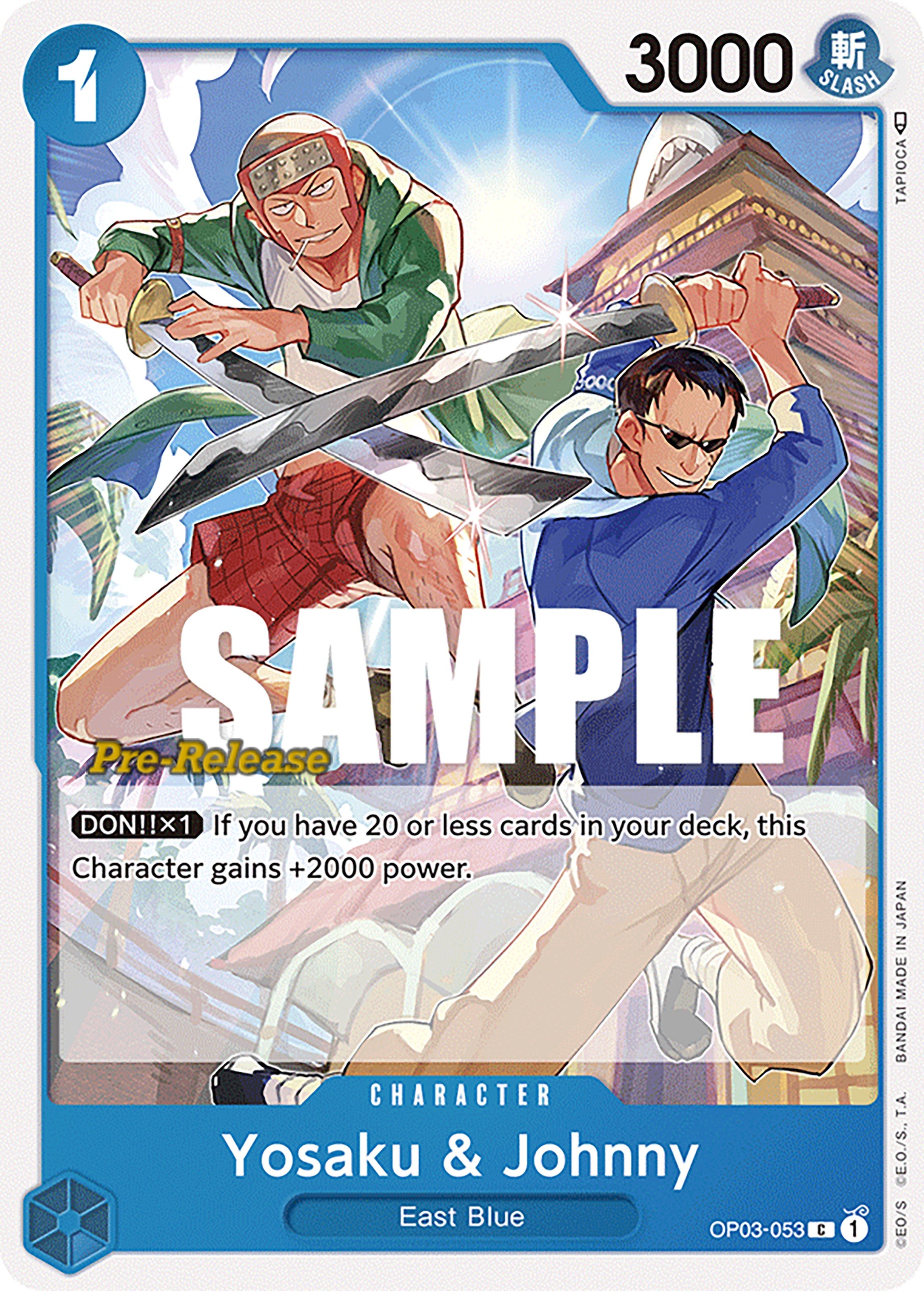 Yosaku & Johnny [Pillars of Strength Pre-Release Cards] | Card Merchant Takapuna