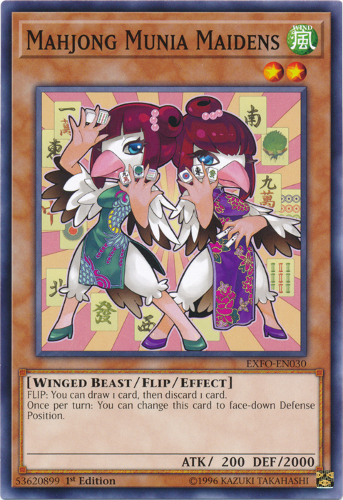 Mahjong Munia Maidens [EXFO-EN030] Common | Card Merchant Takapuna